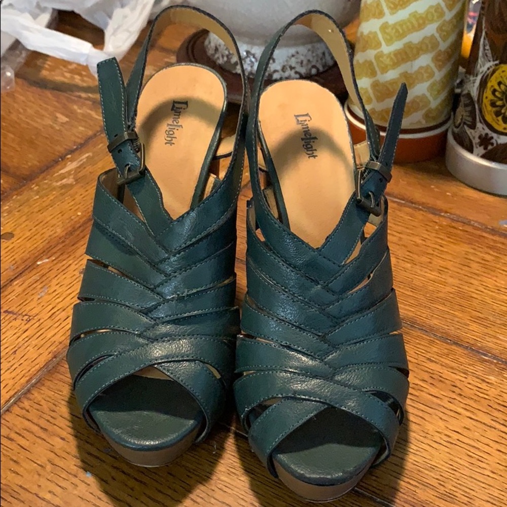Limelight strapped Heel Shoes Size 10